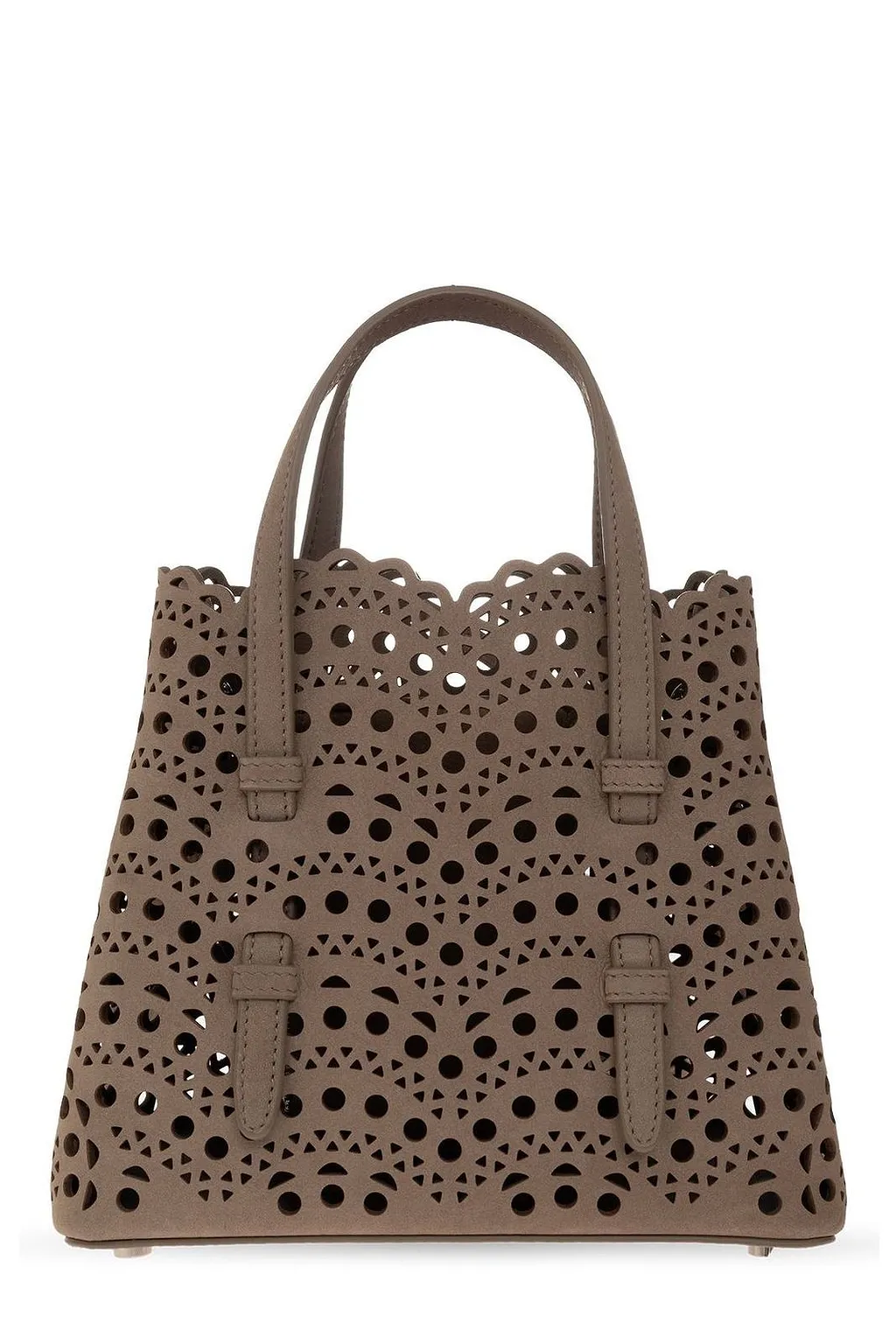 AlaÏA Mina 20 Cut-Out Top Handle Bag