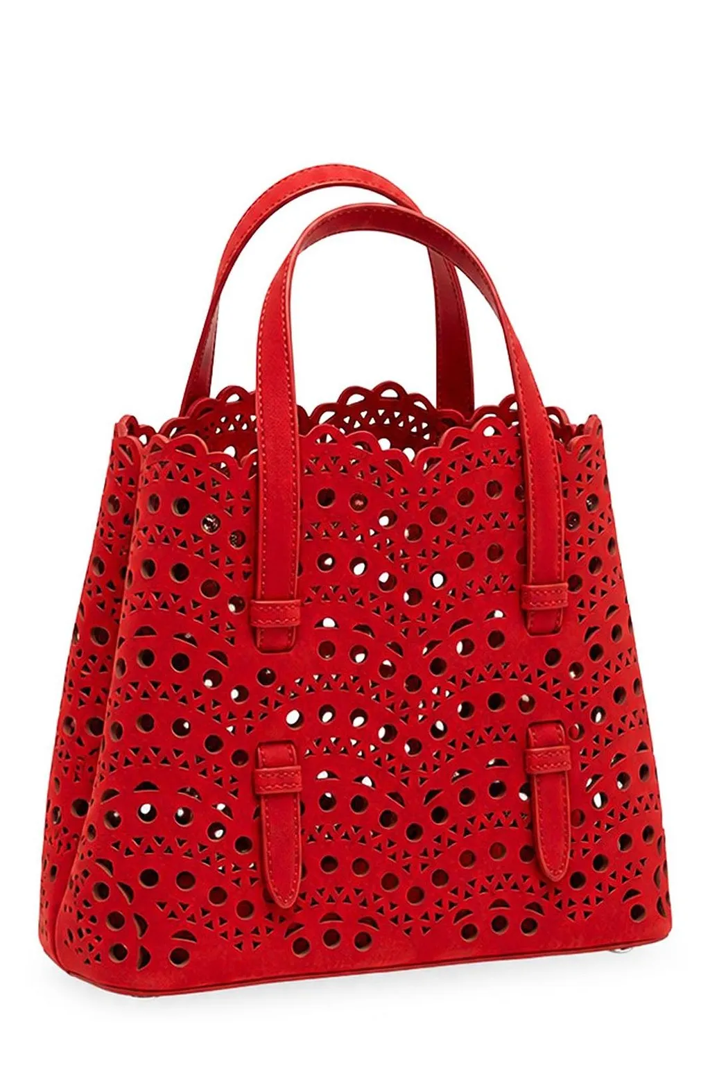 AlaÏA Mina 20 Cut-Out Top Handle Bag