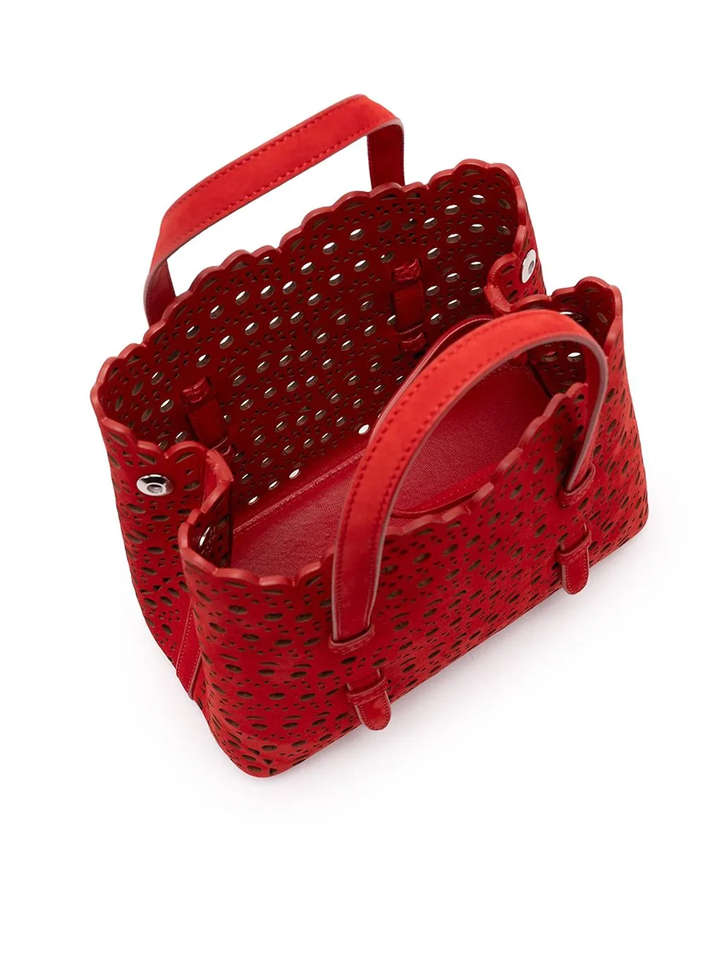 AlaÏA Mina 20 Cut-Out Top Handle Bag