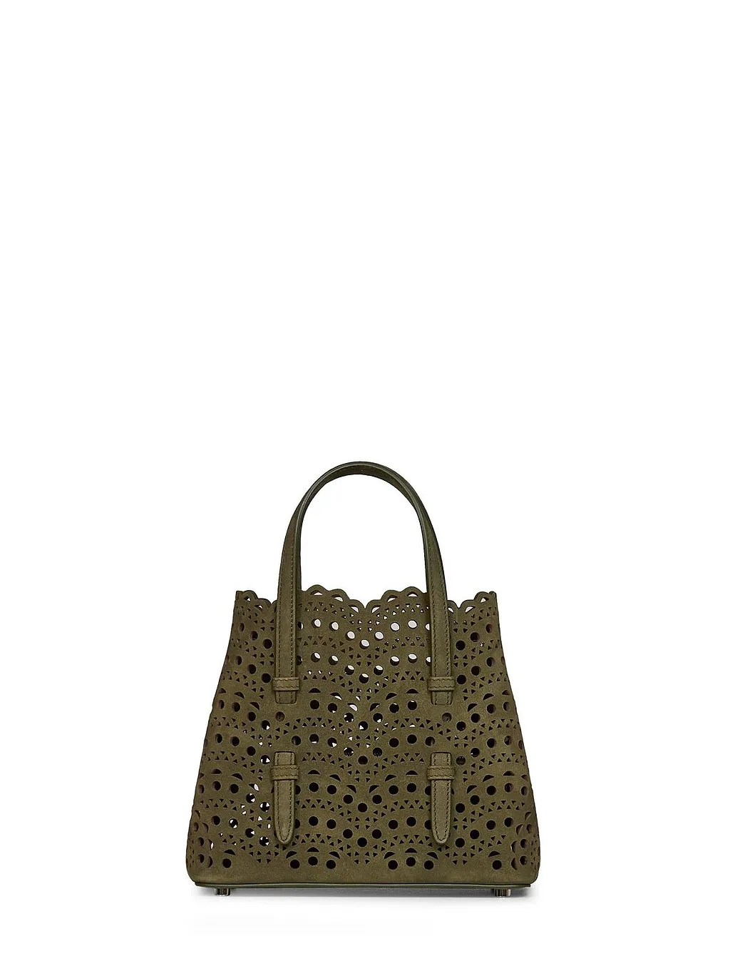 AlaÏA Mina 20 Cut-Out Top Handle Bag