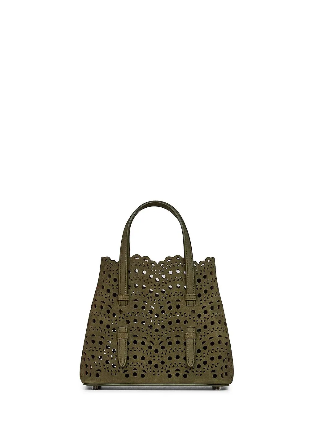 AlaÏA Mina 20 Cut-Out Top Handle Bag