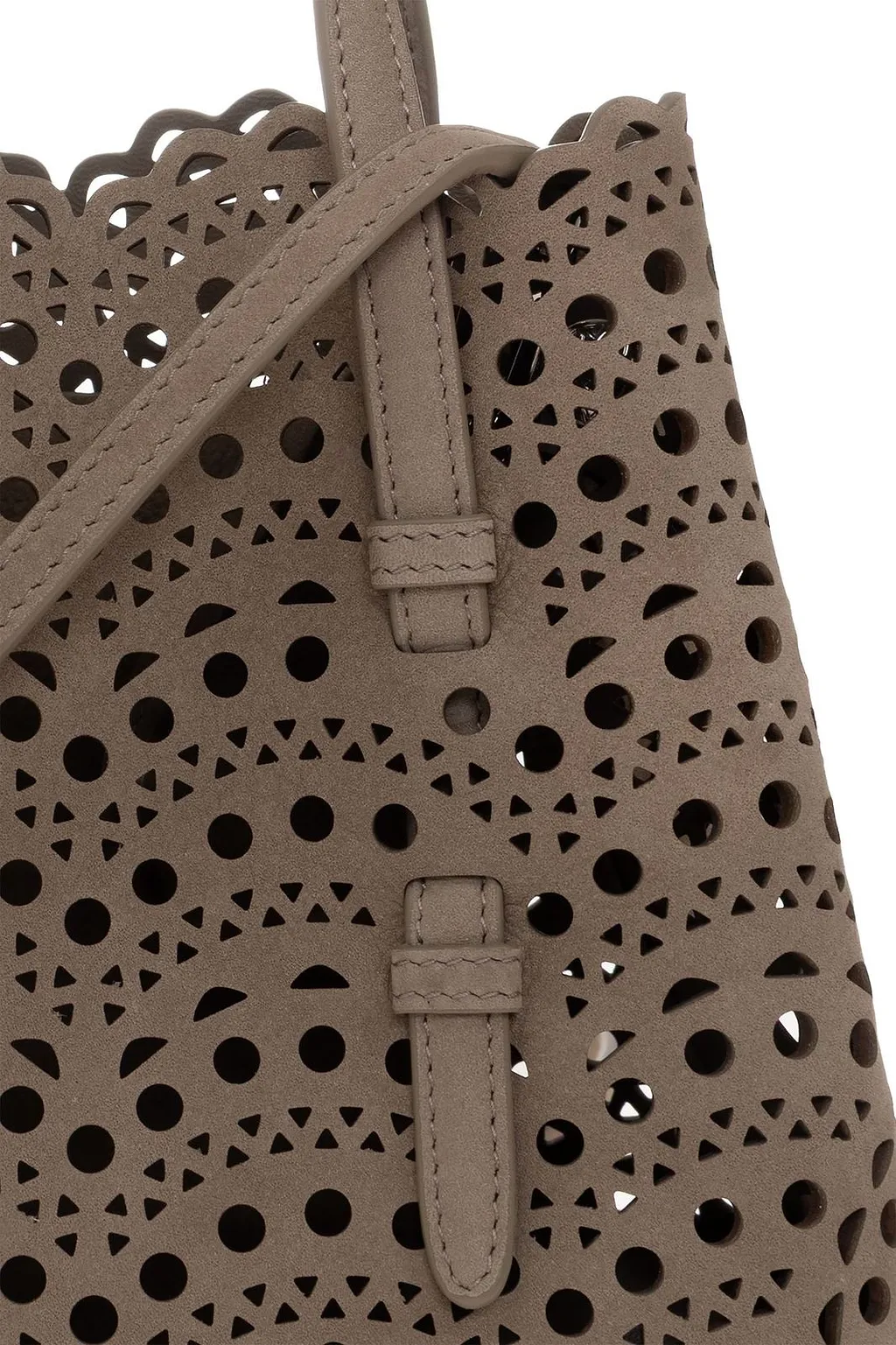 AlaÏA Mina 20 Cut-Out Top Handle Bag