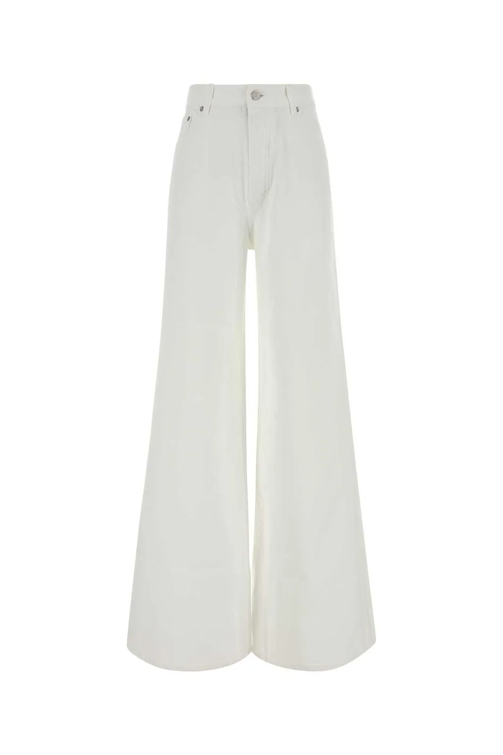 AlaÏA Palazzo Wide Leg Jeans