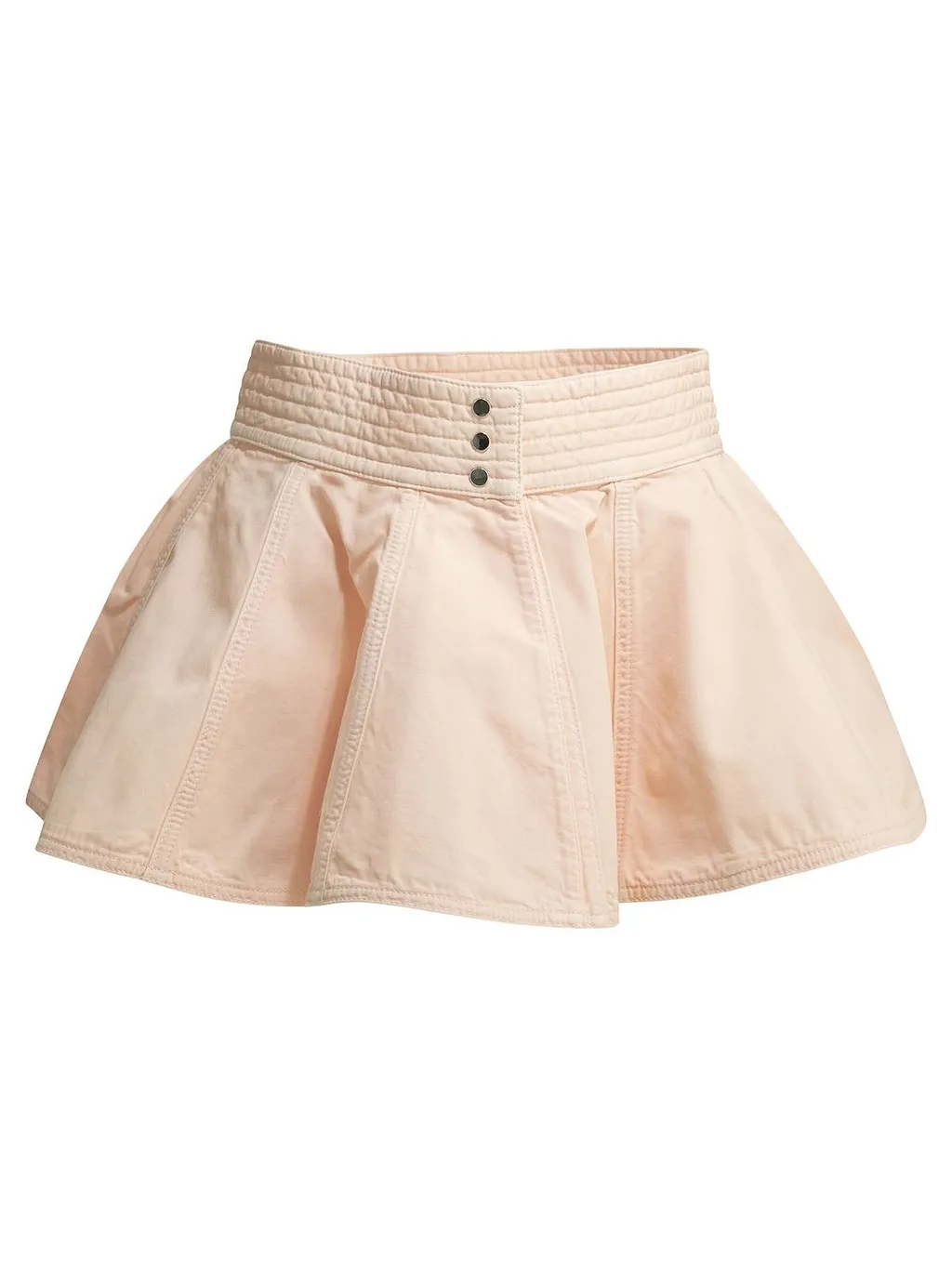 AlaÏA Peplum Denim Mini Skirt