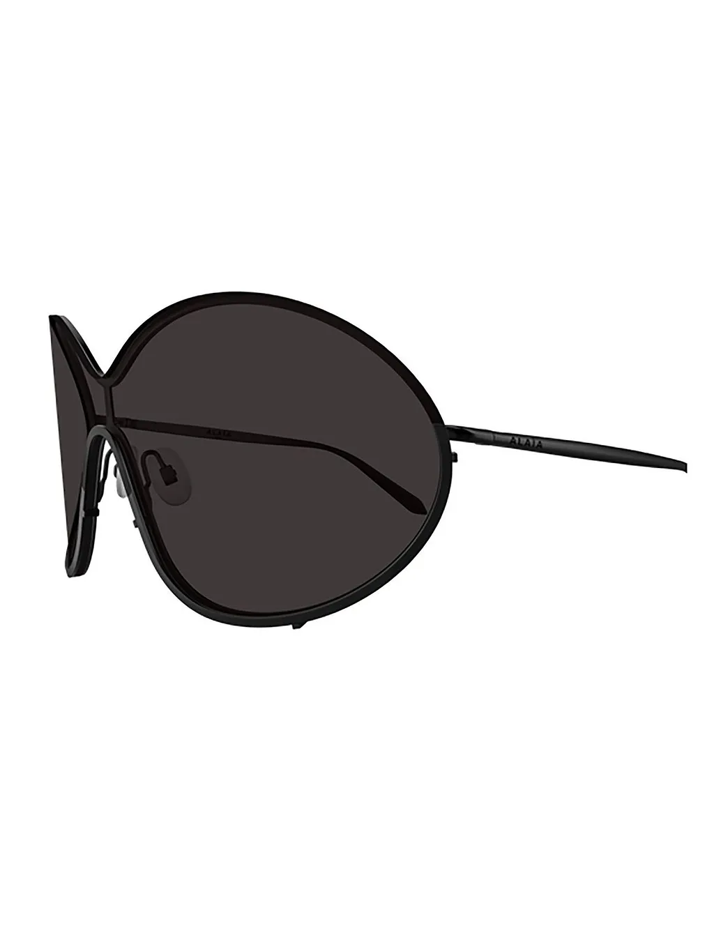 AlaÏA Oversized Shield Frame Sunglasses