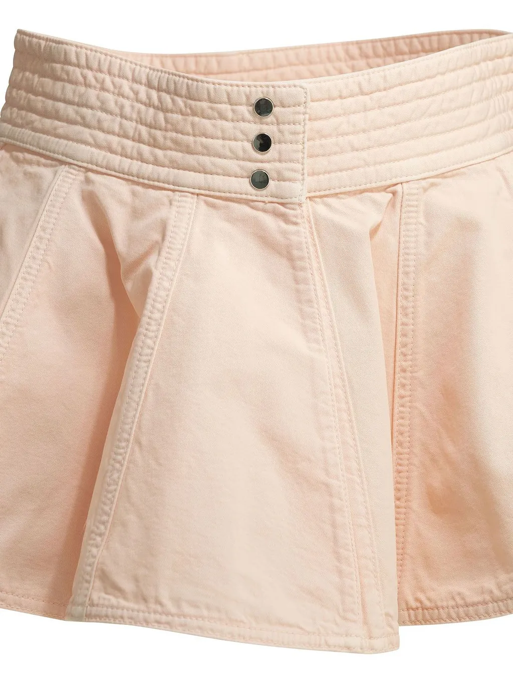 AlaÏA Peplum Denim Mini Skirt