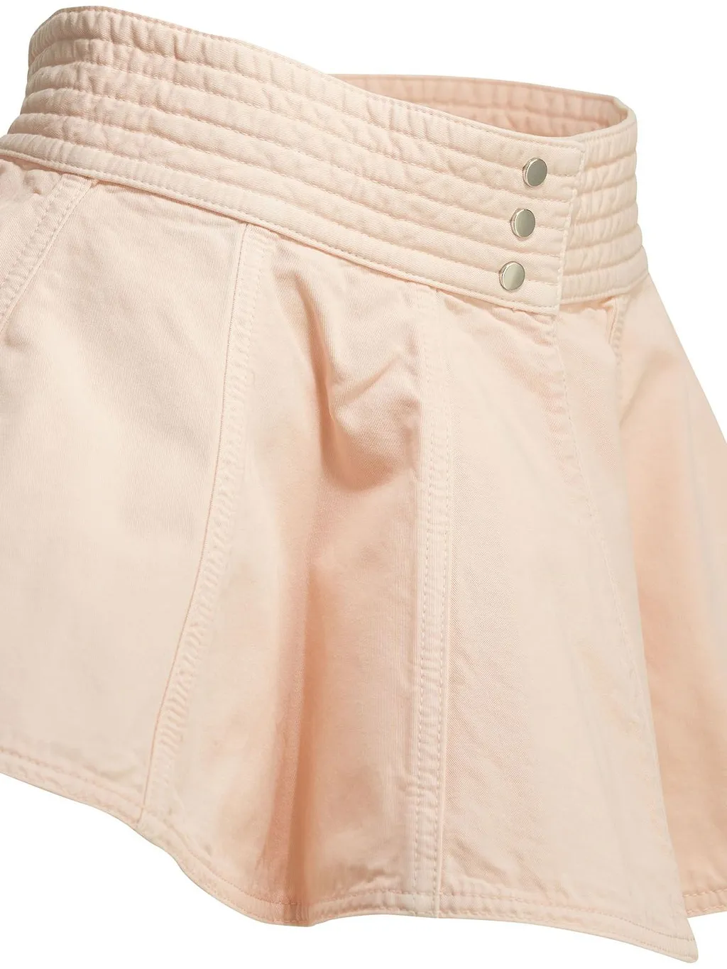 AlaÏA Peplum Denim Mini Skirt