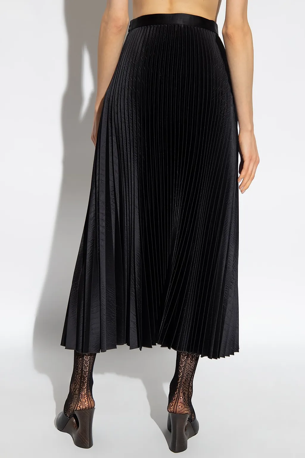 AlaÏA Pleated Midi Skirt