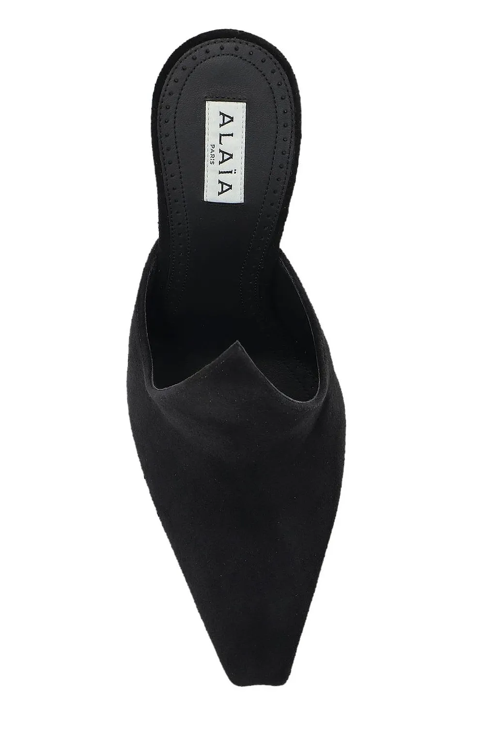 AlaÏA Pointed-Toe Heeled Mules