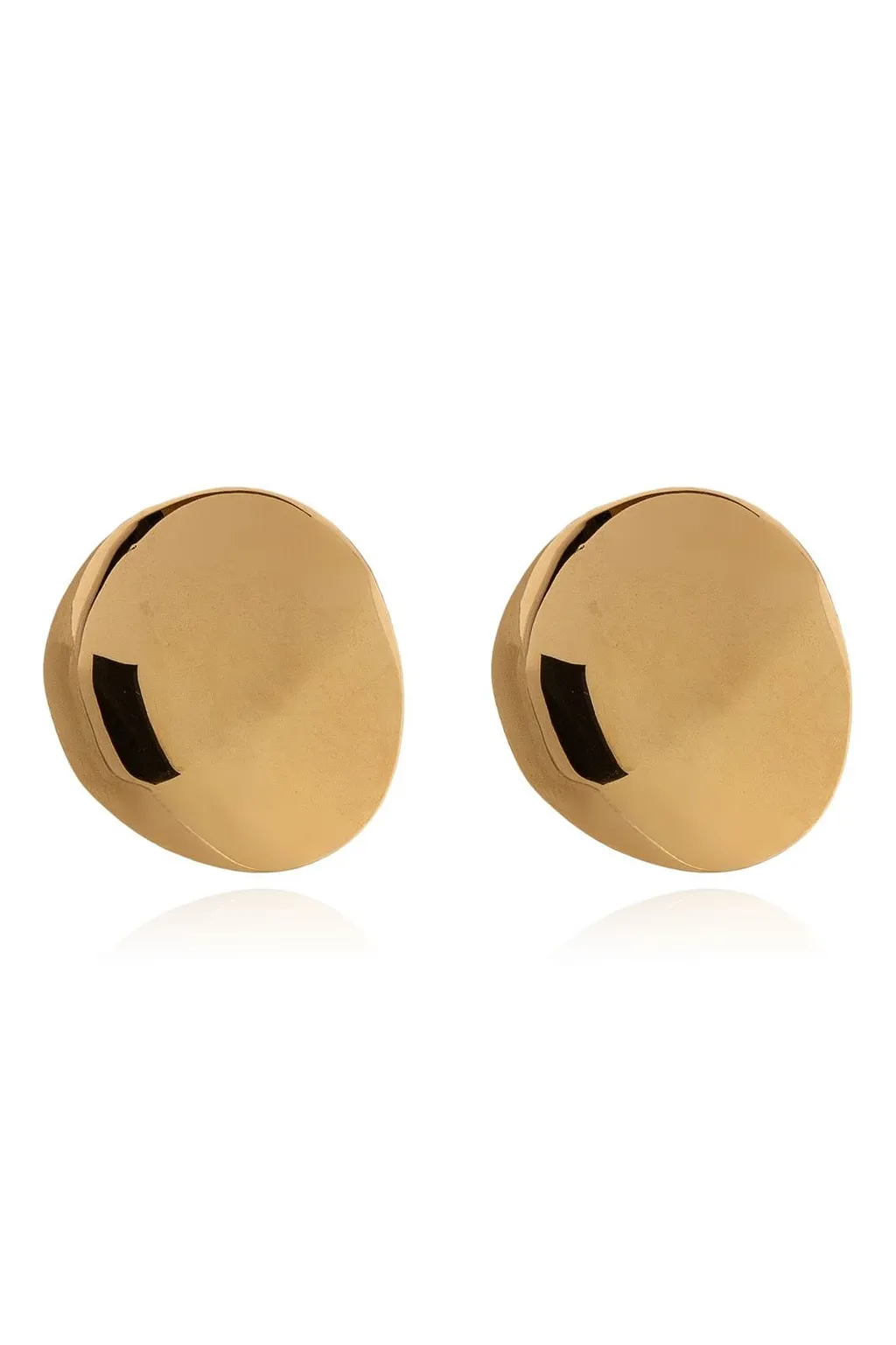 AlaÏA Polished Disc Stud Earrings