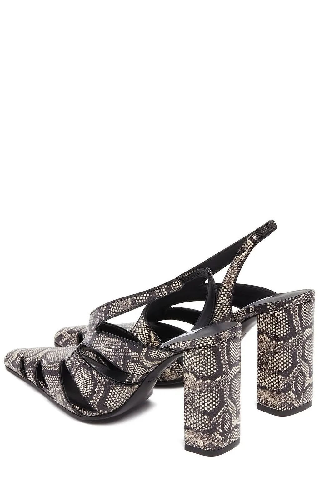 AlaÏA Printed Heeled Slingback Pumps