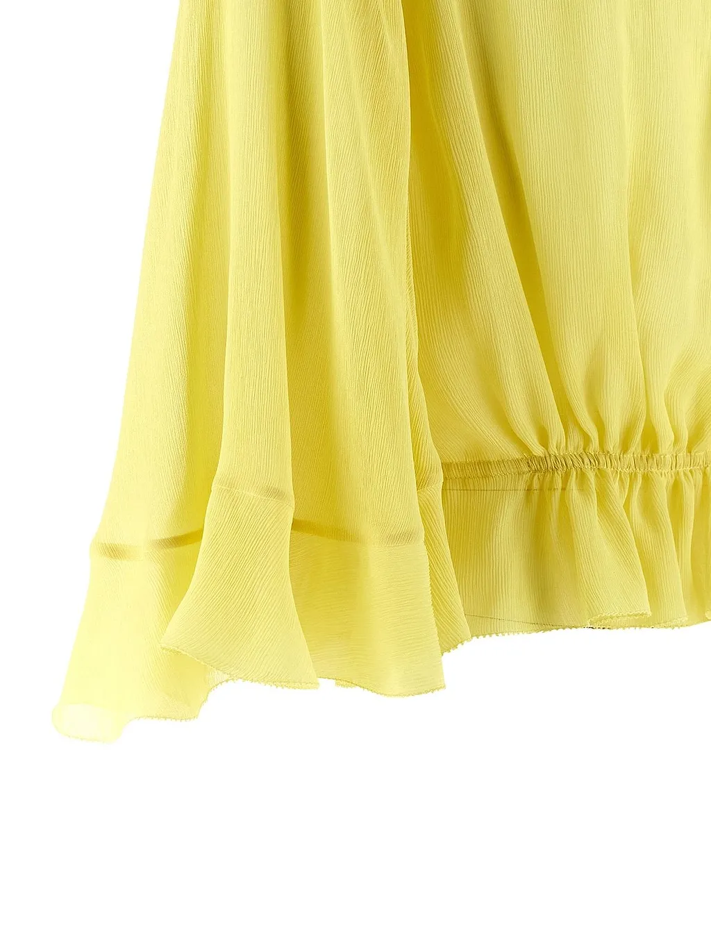 Alberta Ferretti Ruffled Drawstring Shirt
