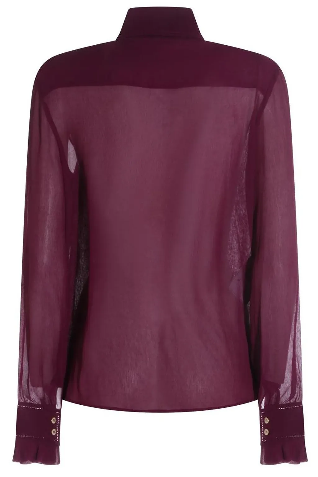 Alberta Ferretti Ruffled Lace Shirt