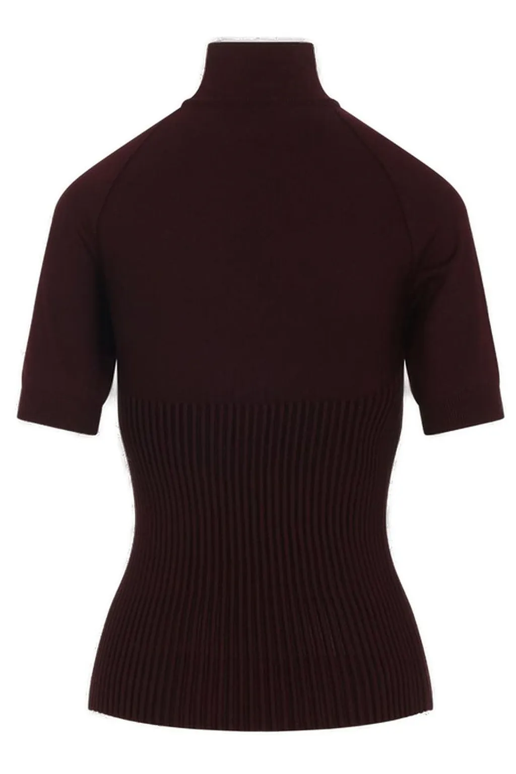 AlaÏA Ribbed High Neck Top