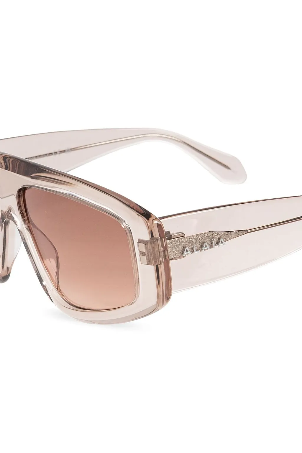 AlaÏA Rectangular Shield Frame Sunglasses