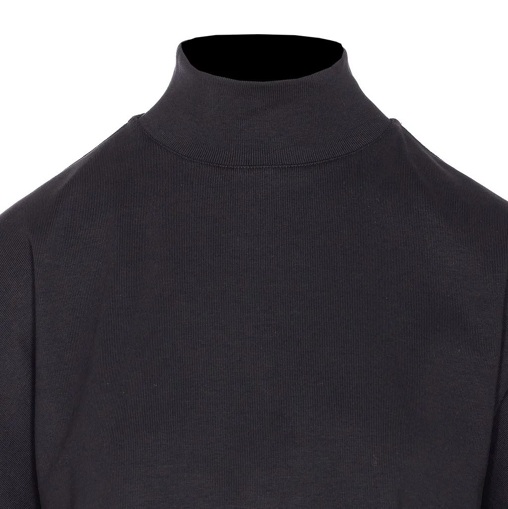 Alaia Ribbed High Neck T-Shirt