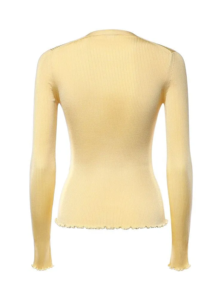 AlaÏA Ribbed Knit Top
