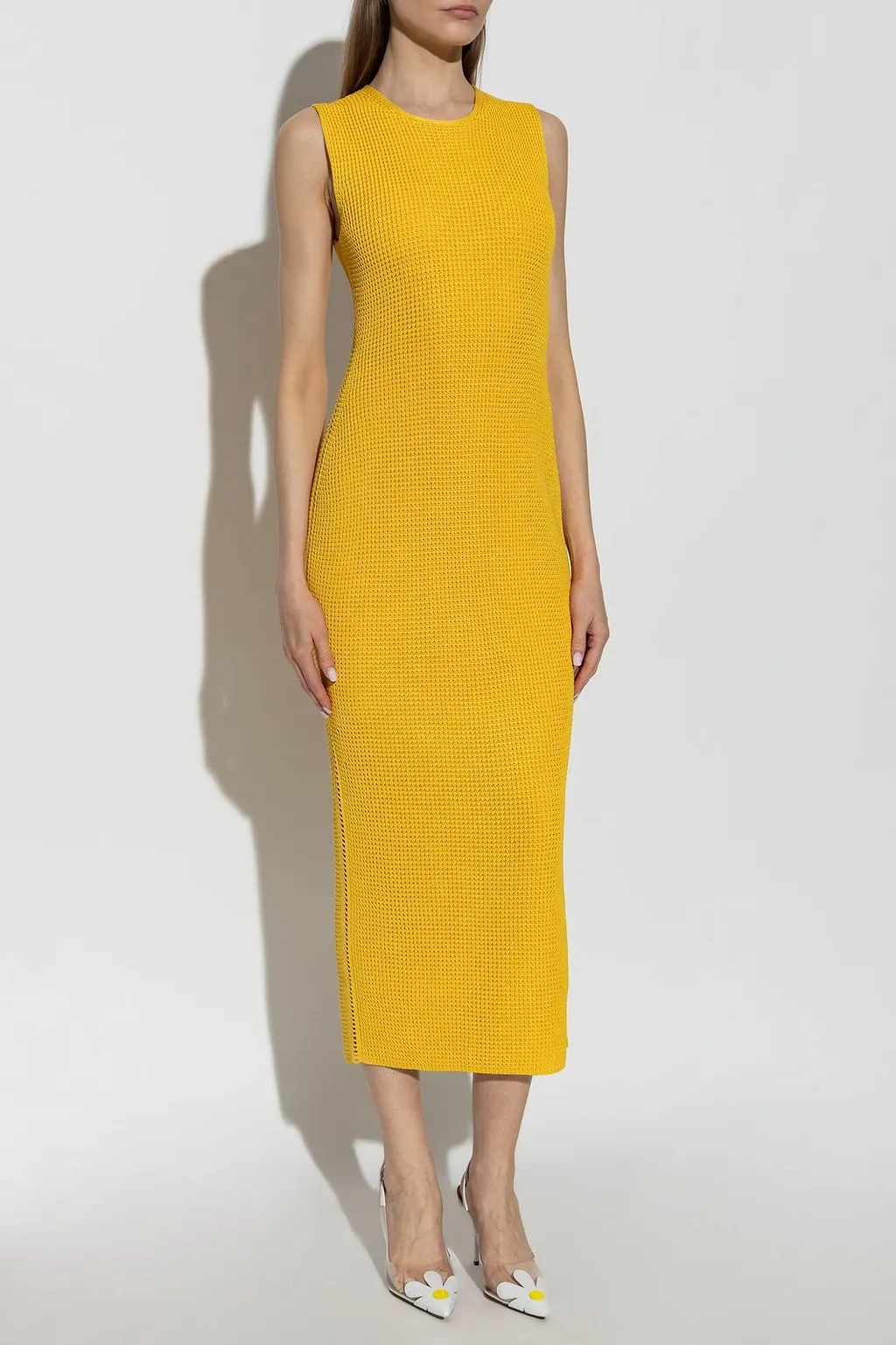 AlaÏA Ribbed Sleeveless Knitted Dress