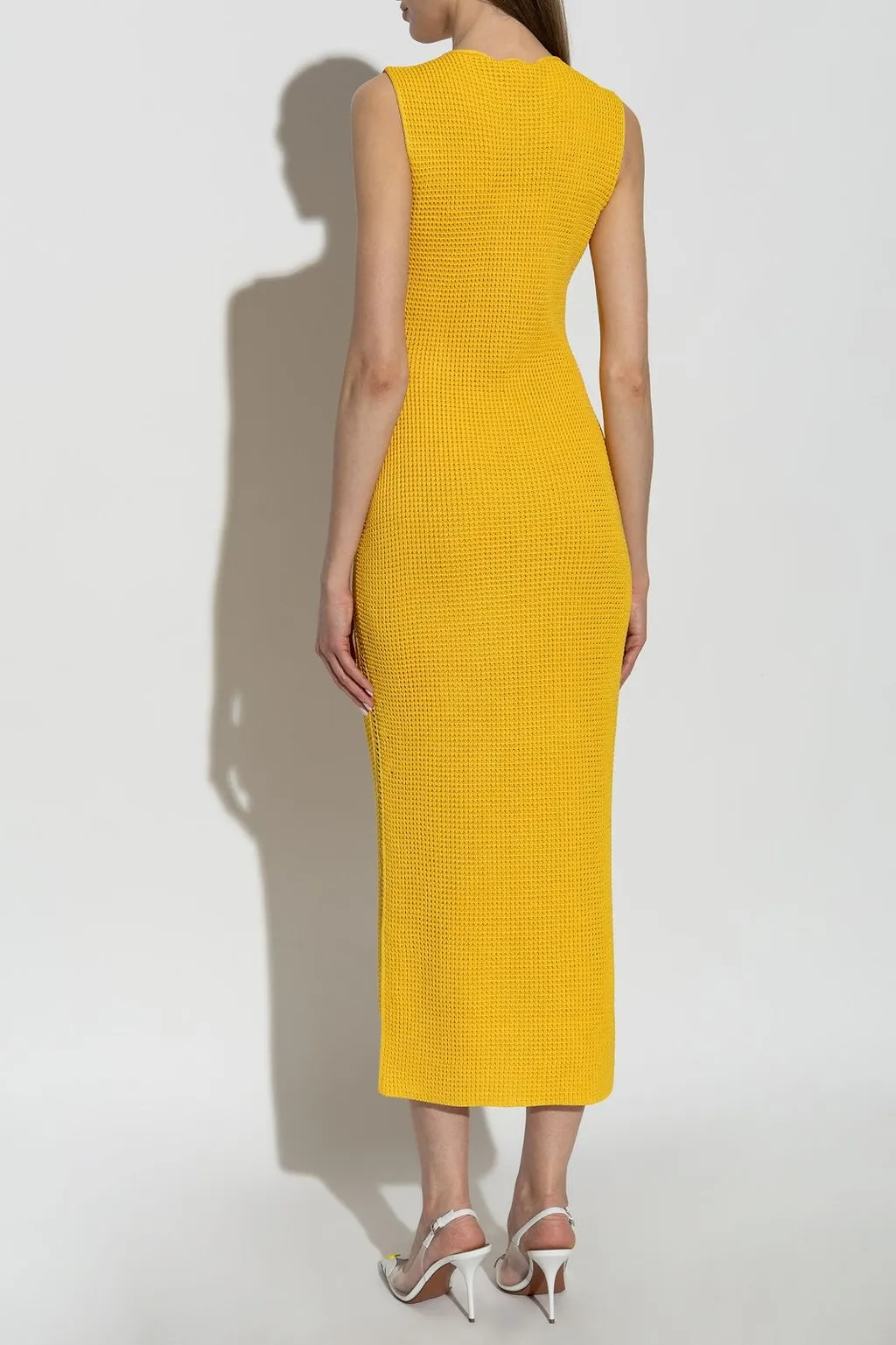 AlaÏA Ribbed Sleeveless Knitted Dress