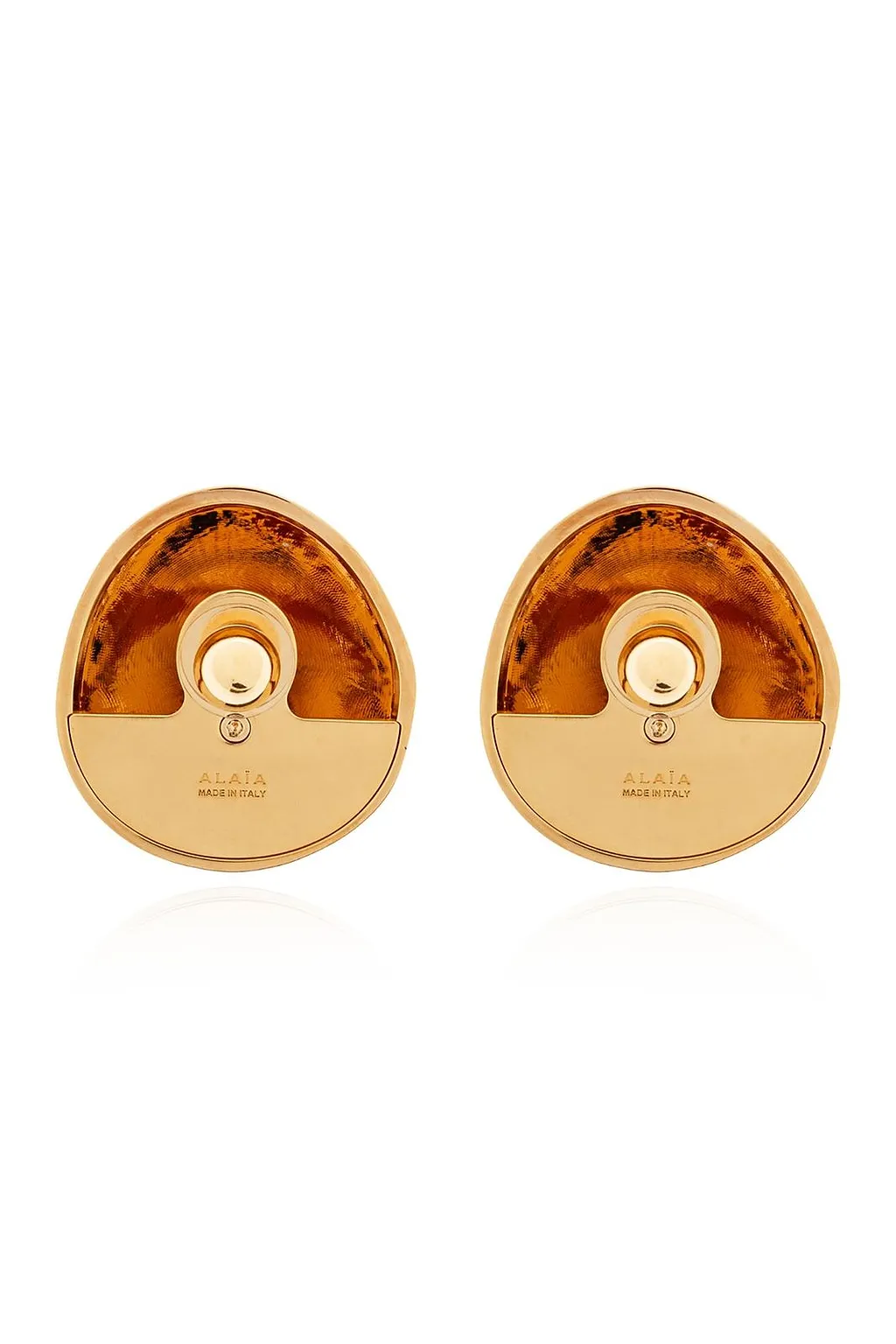 Alaia Rounded Stud Earrings