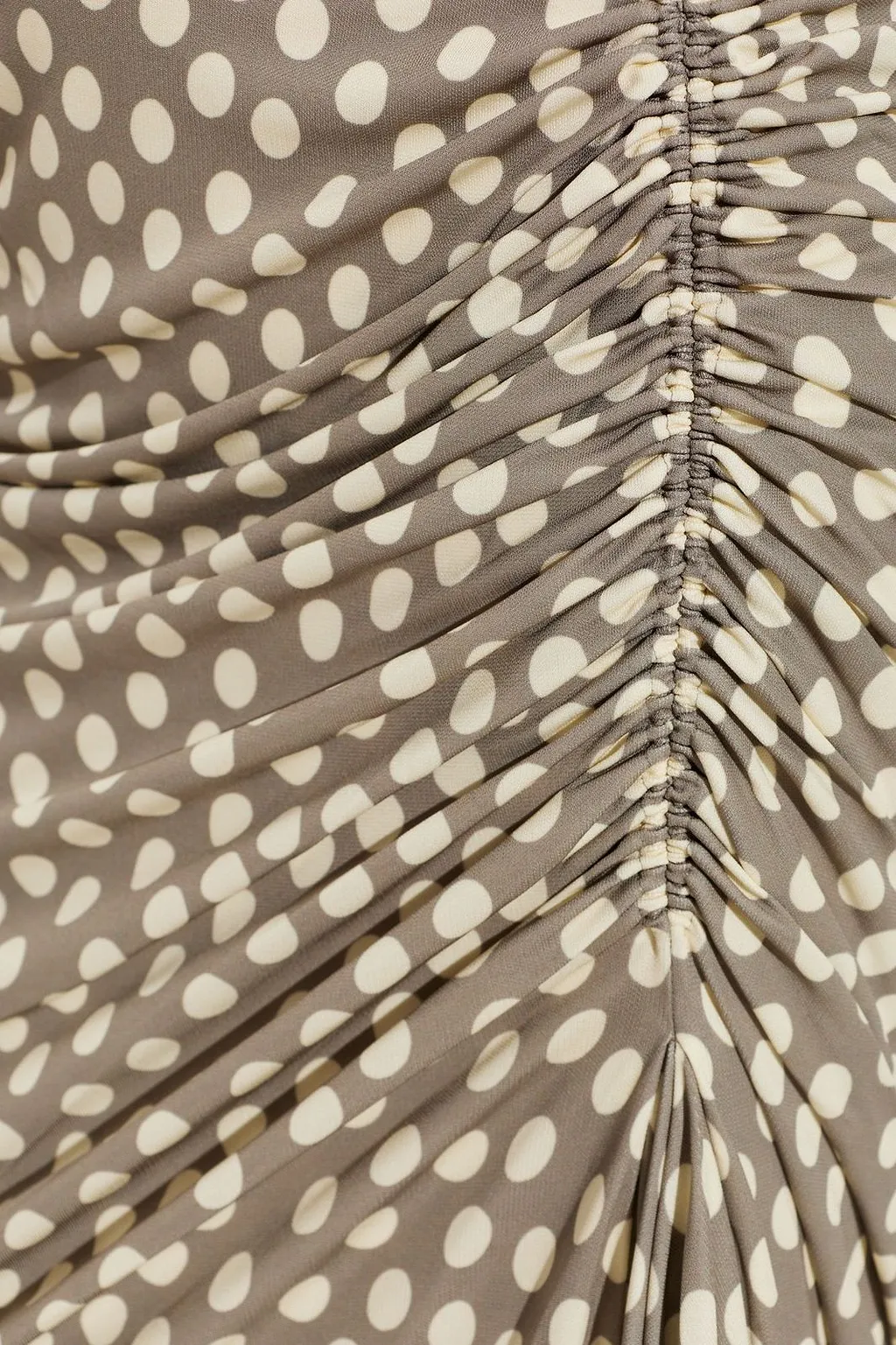 AlaÏA Polka Dots Gathered Skirt