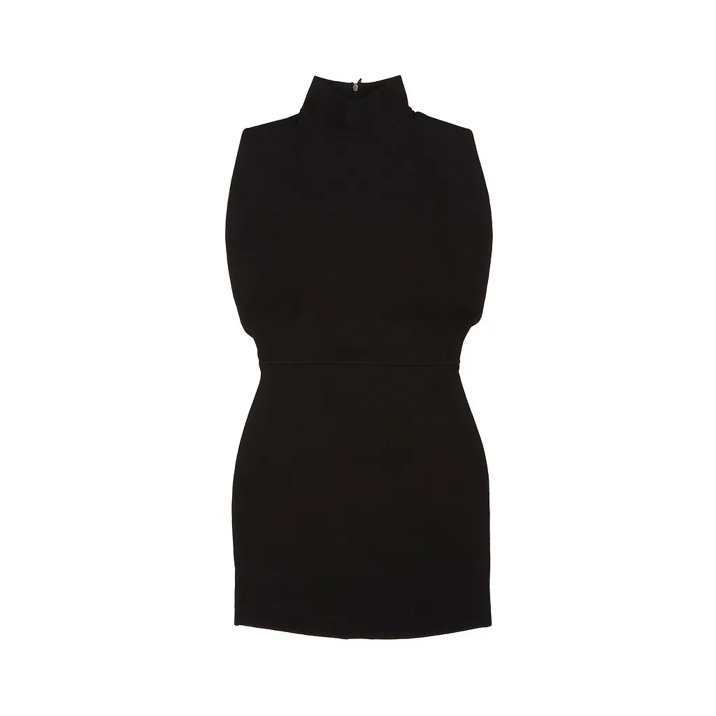 AlaÏA Satin Knit Cinched Dress