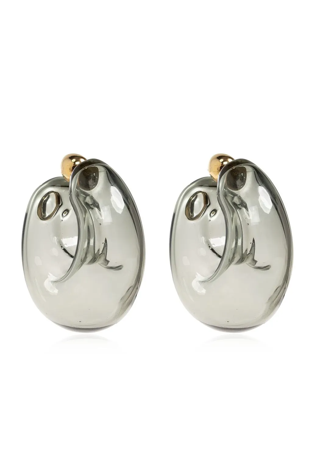 Sculpted Glass Earrings