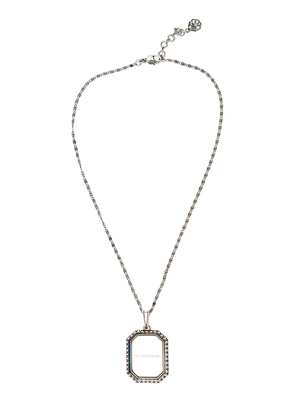 Alexander Mcqueen Logo Engraved Necklace