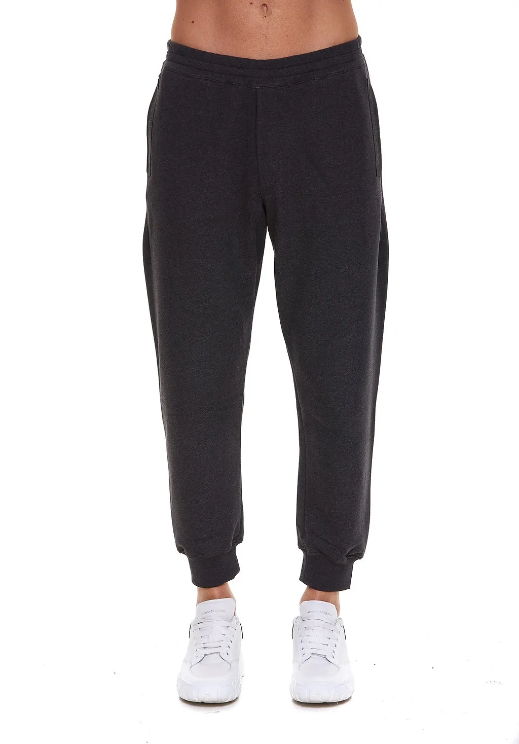 Alexander Mcqueen Logo Print Elastic Waist Jogging Pants