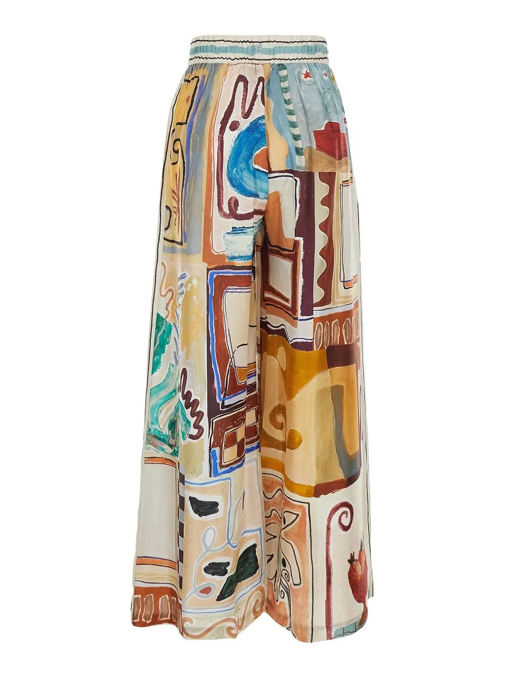 Alemais Michelle Printed Drawstring Trousers