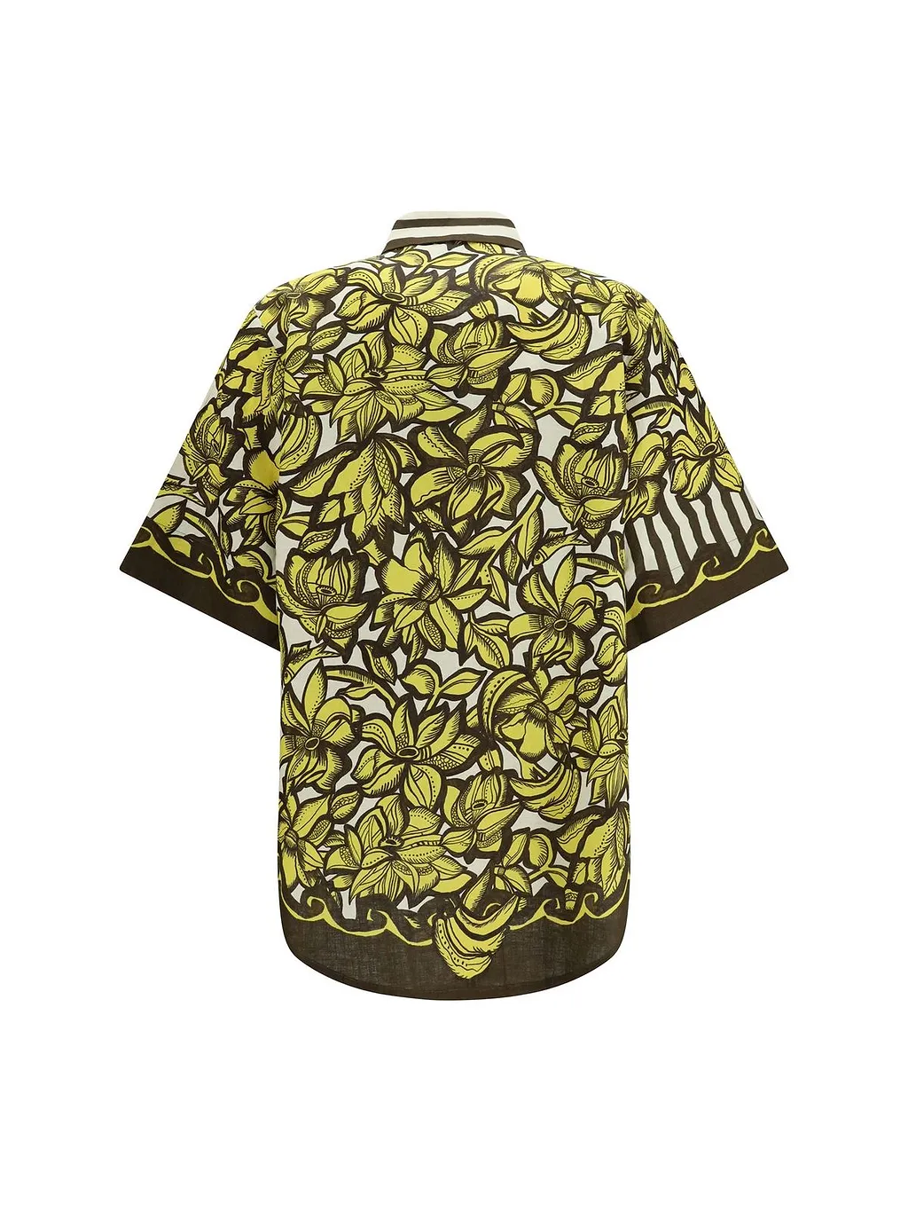 Alemais Mona Printed Short-Sleeve Top
