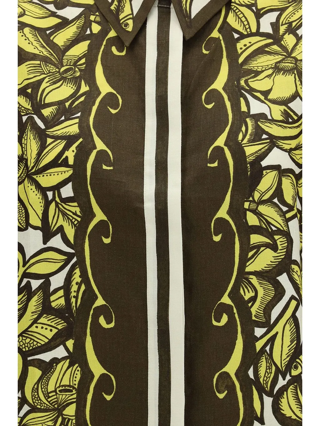 Alemais Mona Printed Short-Sleeve Top
