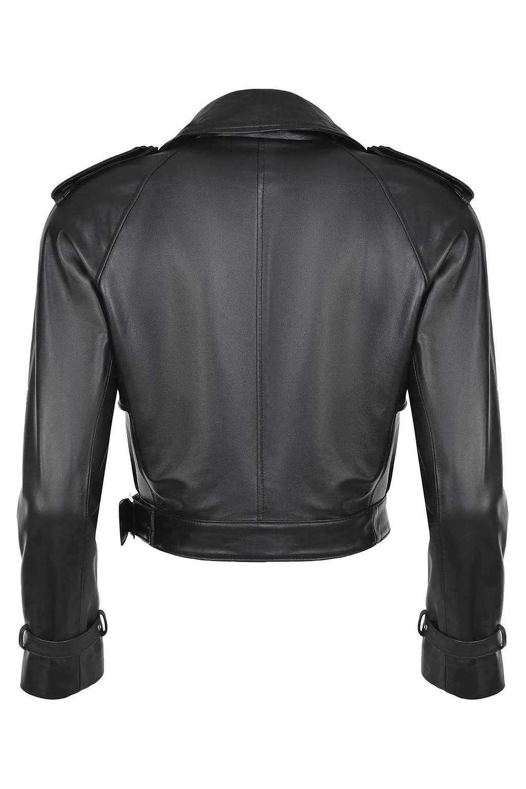 Alessandra Grimoldi Cropped Belted Jacket