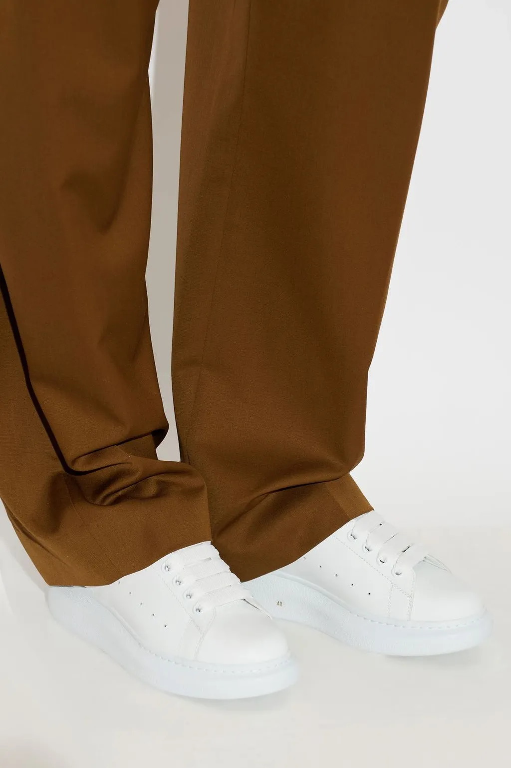 Alexander Mcqueen Oversized Heel-Tab Low-Top Sneakers