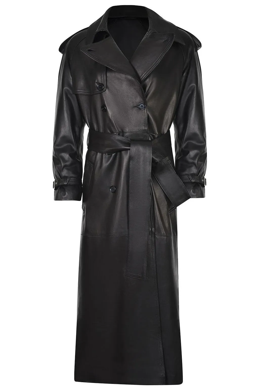 Alessandra Grimoldi Belted Long Trench Coat