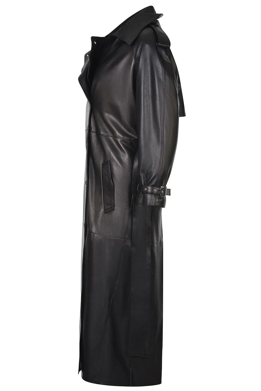 Alessandra Grimoldi Belted Long Trench Coat