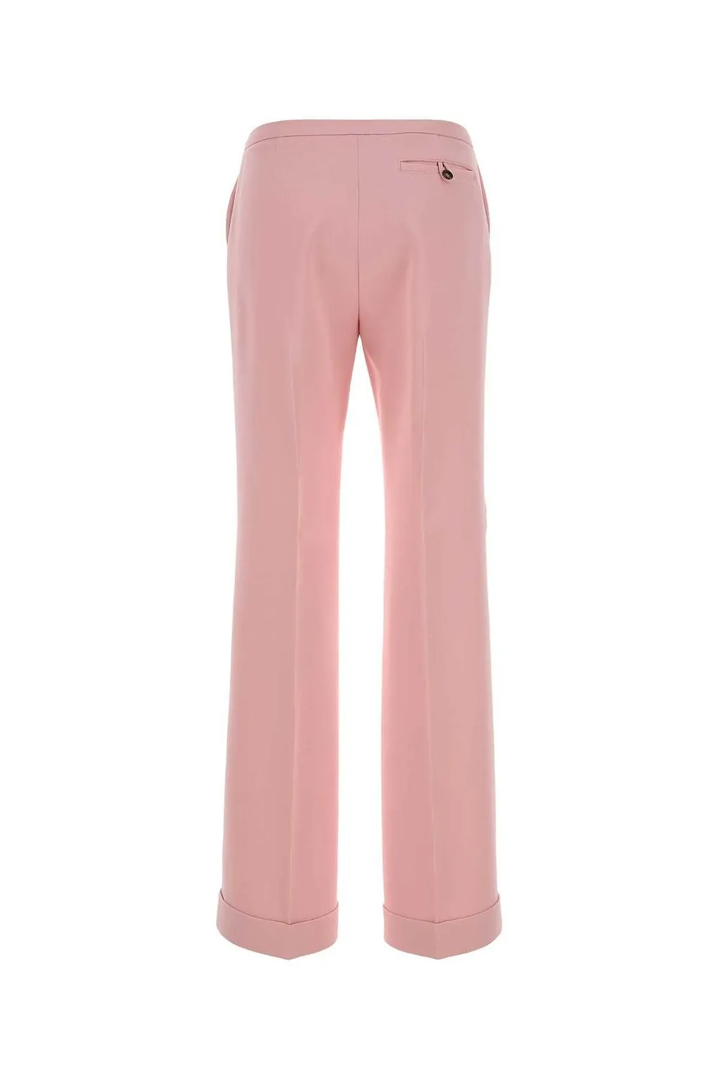 Alberta Ferretti Straight-Leg Pleated Tailored Pants