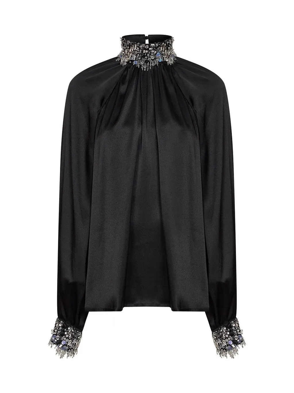 Alina Embellished High Neck Top