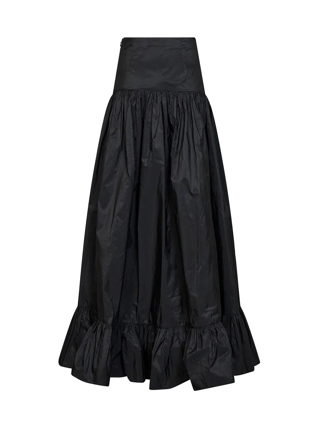 Alina High-Waist Ruffled Maxi Skirt
