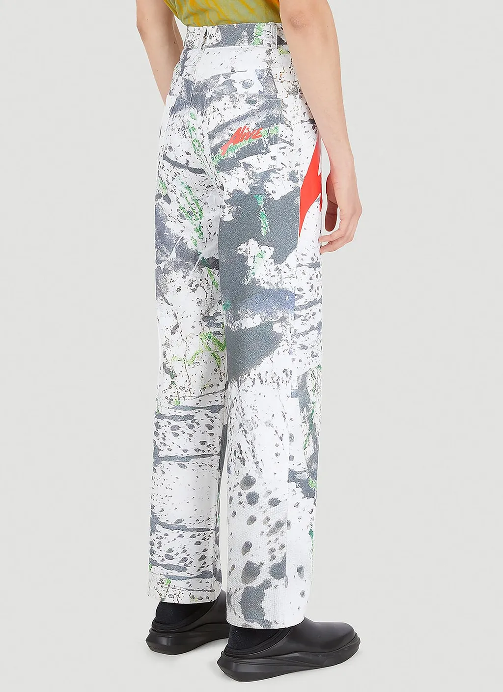 Alive & More Splatter Print Straight-Leg Pants