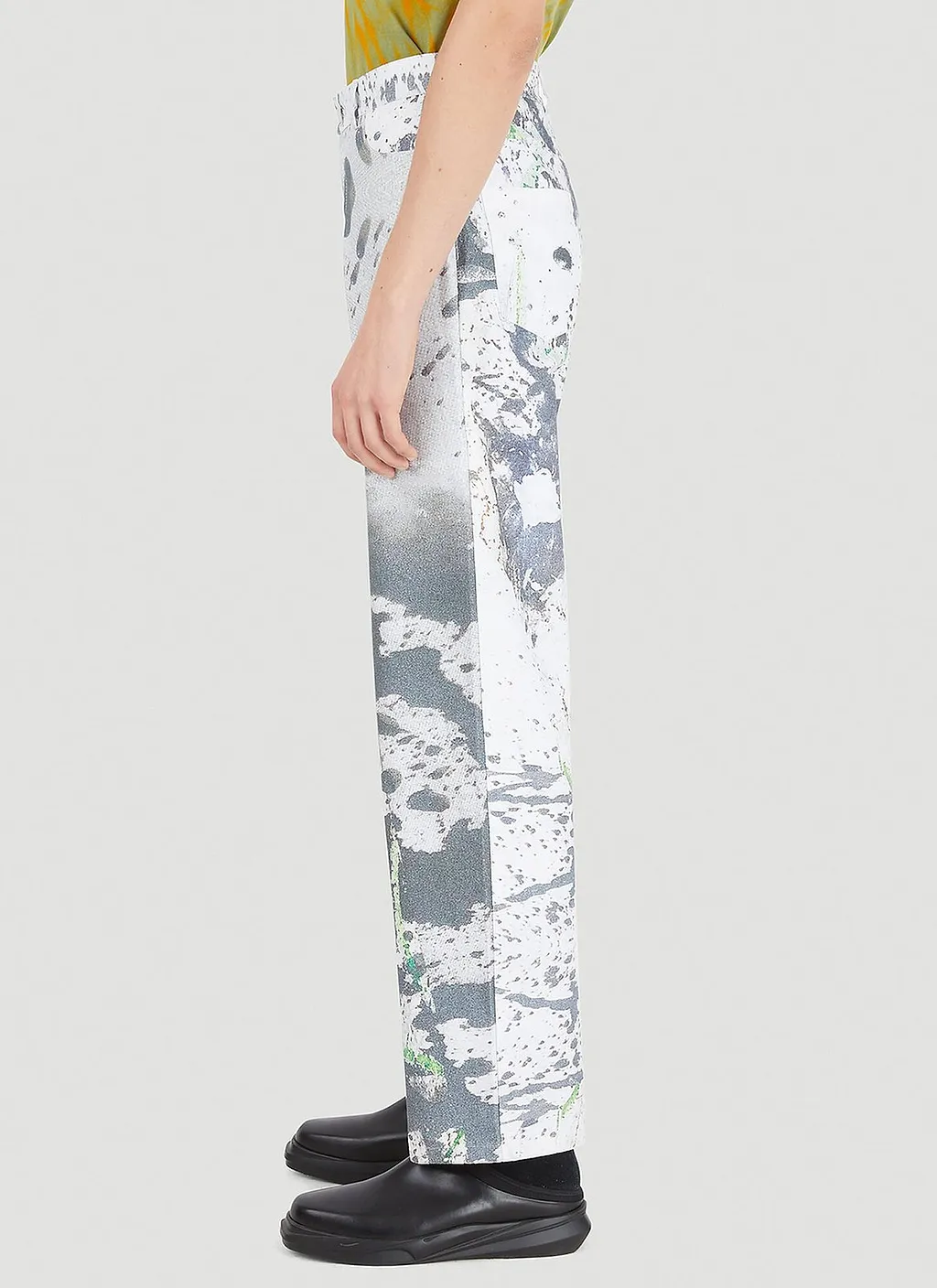Alive & More Splatter Print Straight-Leg Pants