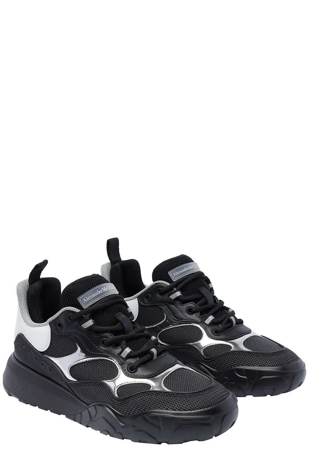 Alexander Mcqueen Panelled Lace-Up Sneakers