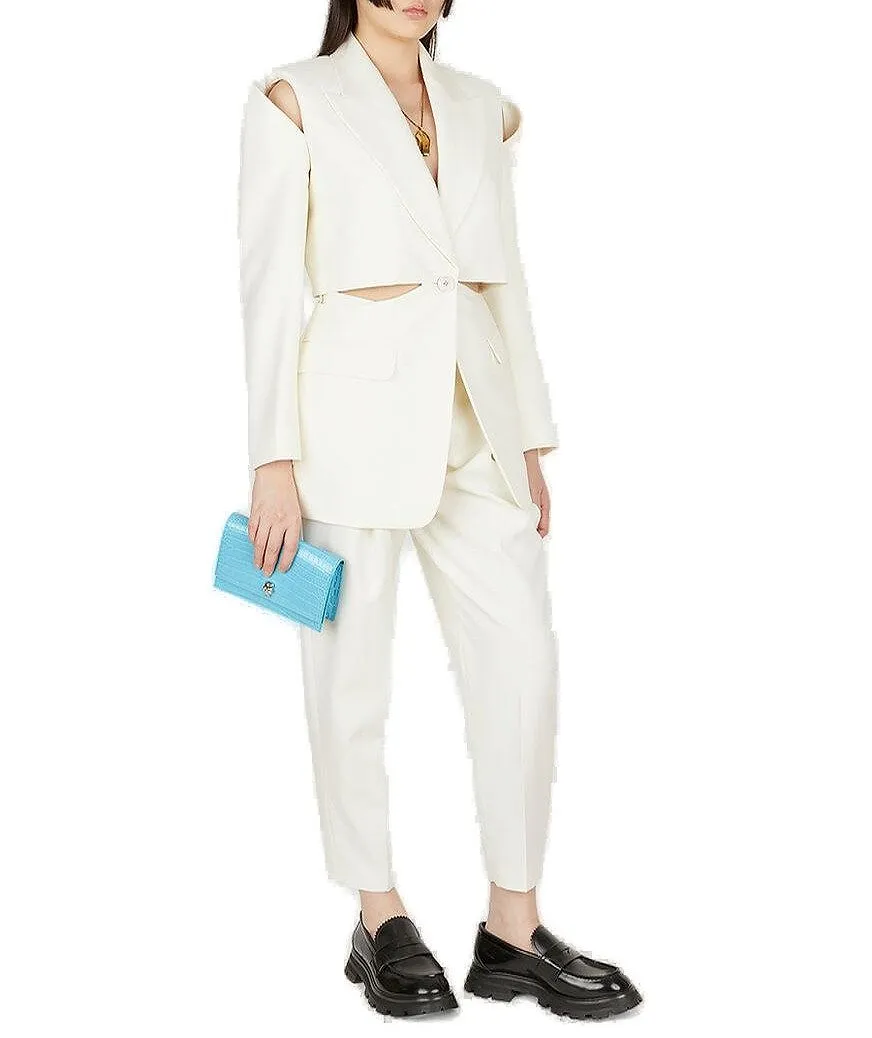 Alexander Mcqueen Pleated Tailored Trousers