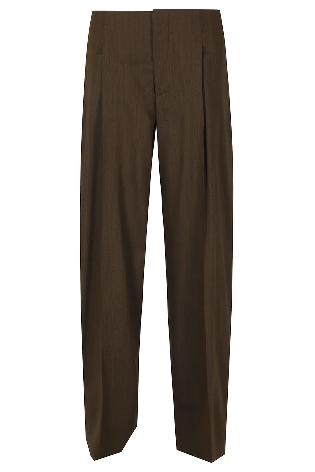 Alberta Ferretti Honeycomb Textured Wide-Leg Palazzo Trousers