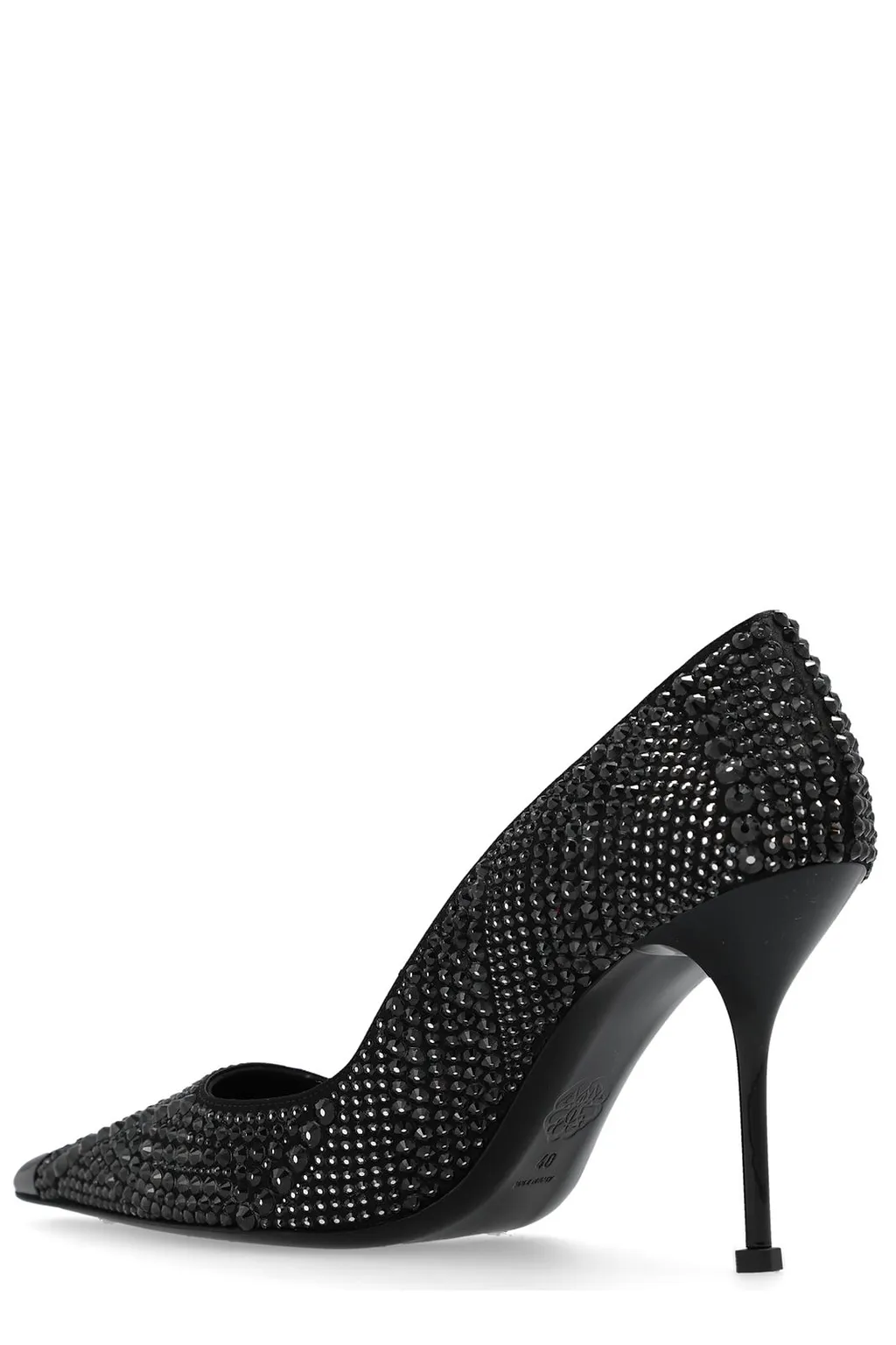 Alexander Mcqueen Embellished Pointed-Toe Pumps