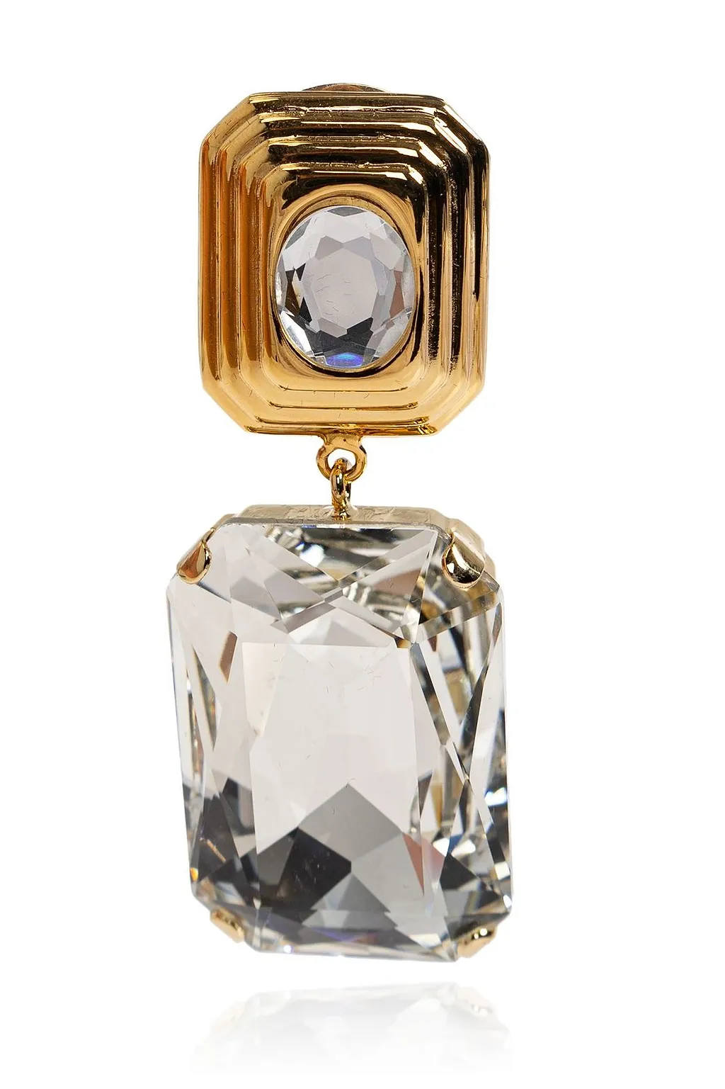 Alessandra Rich Embellished Clip-On Earrings