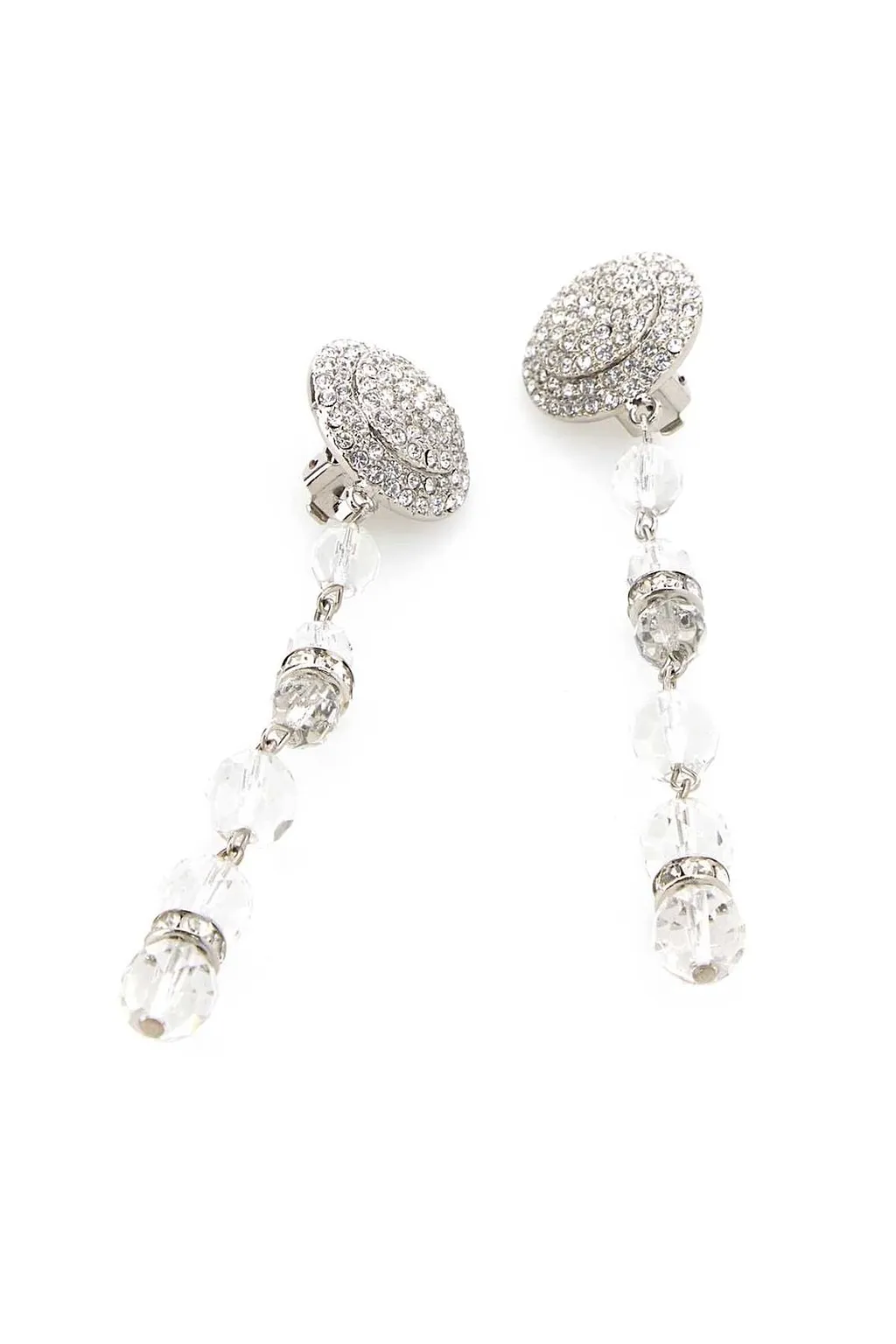 Alessandra Rich Crystal Drop Earrings