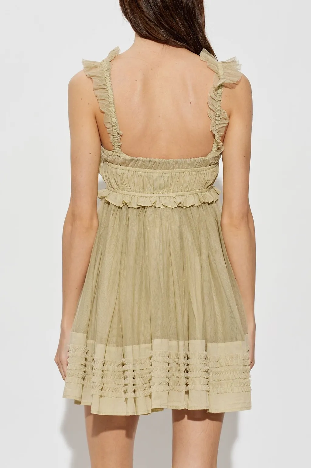 Allsaints Angela Ruffled Mini Dress