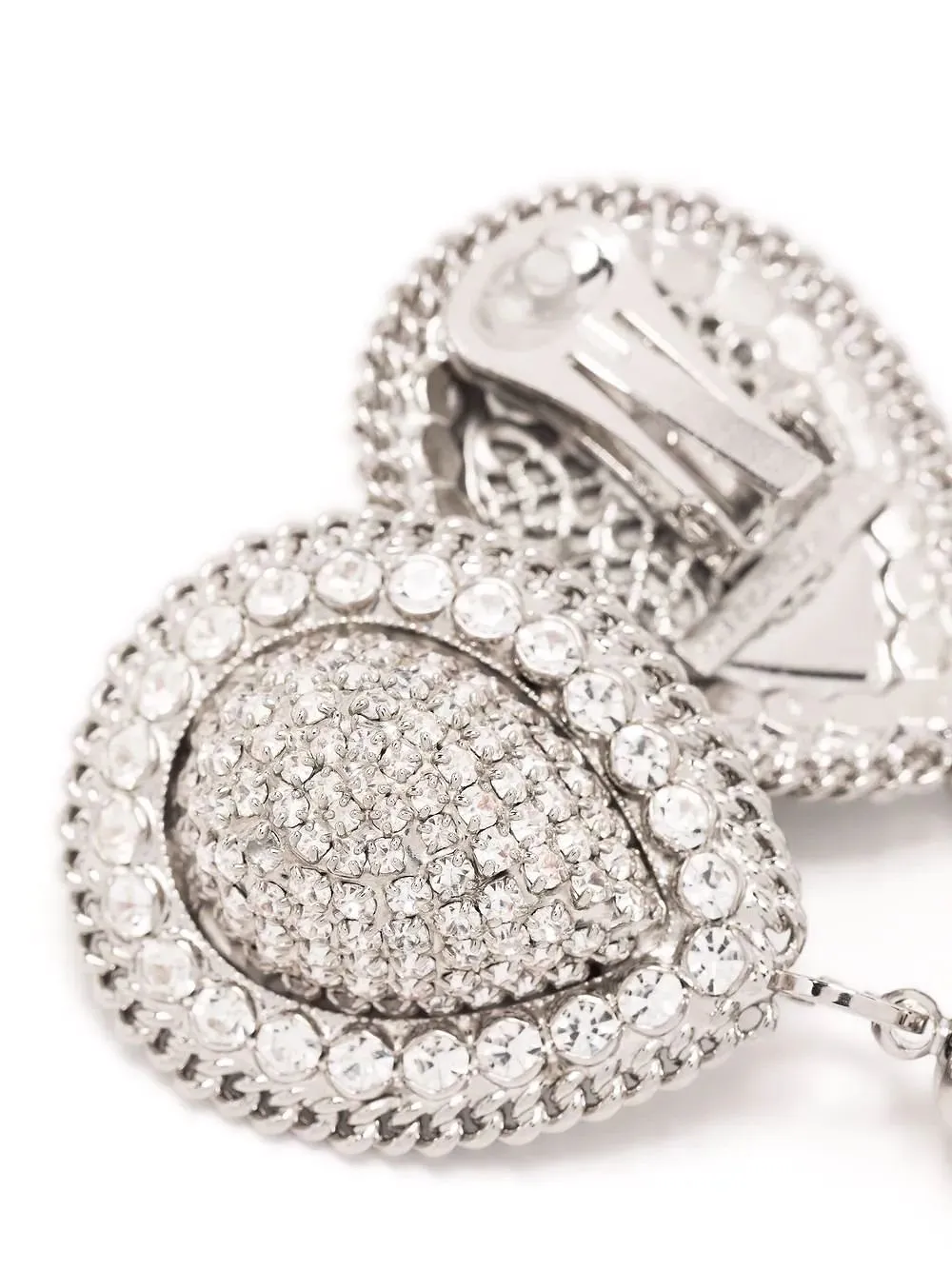Alessandra Rich Crystal-Drop Detail Earrings