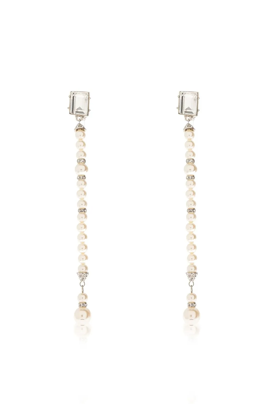 Alessandra Rich Embellished Drop Earrings